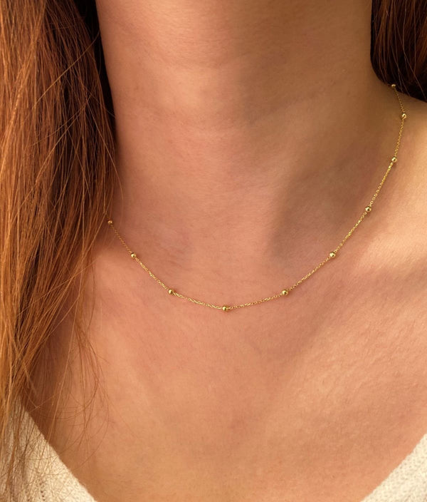 Cadena Acero Dorado