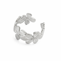 Anillo Flores Acero