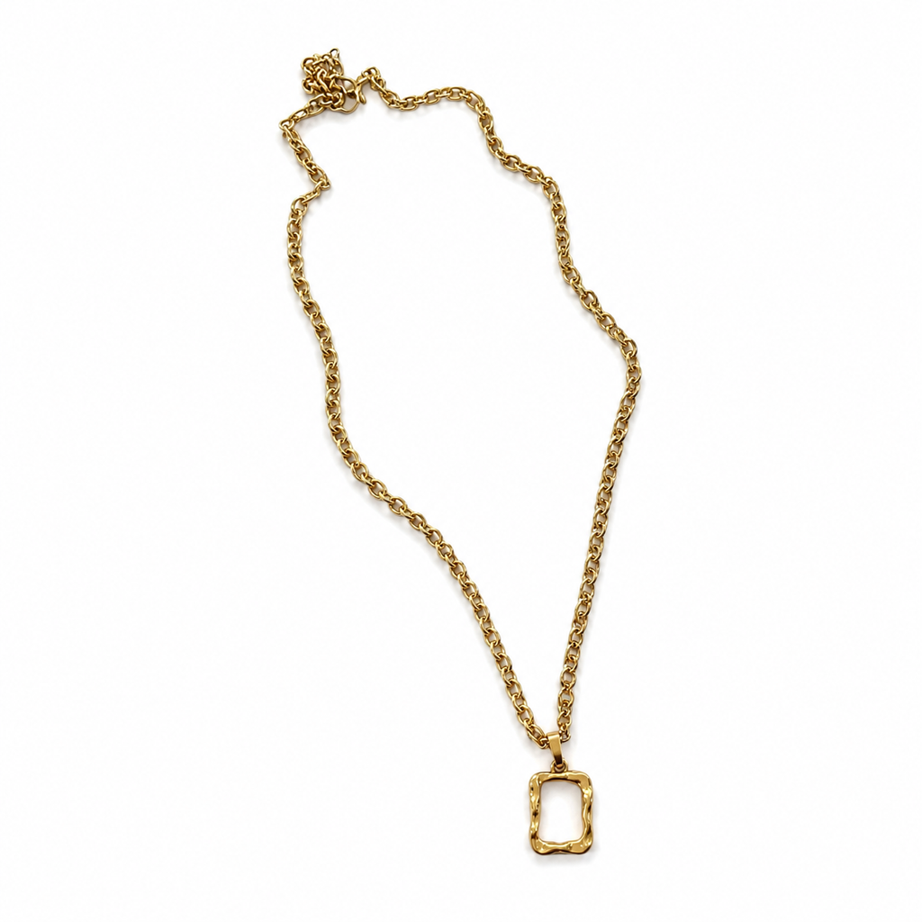 Cadena Estilo Vintage Acero