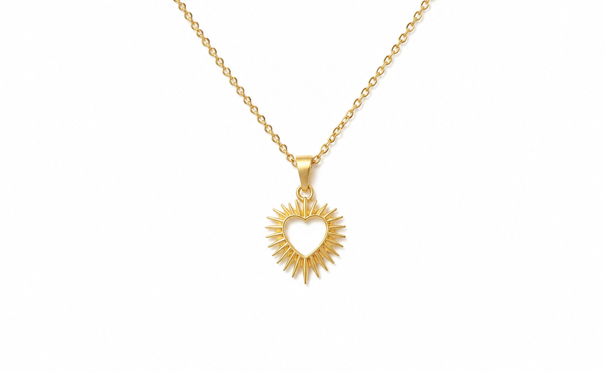 Cadena Rayo de Corazón Acero