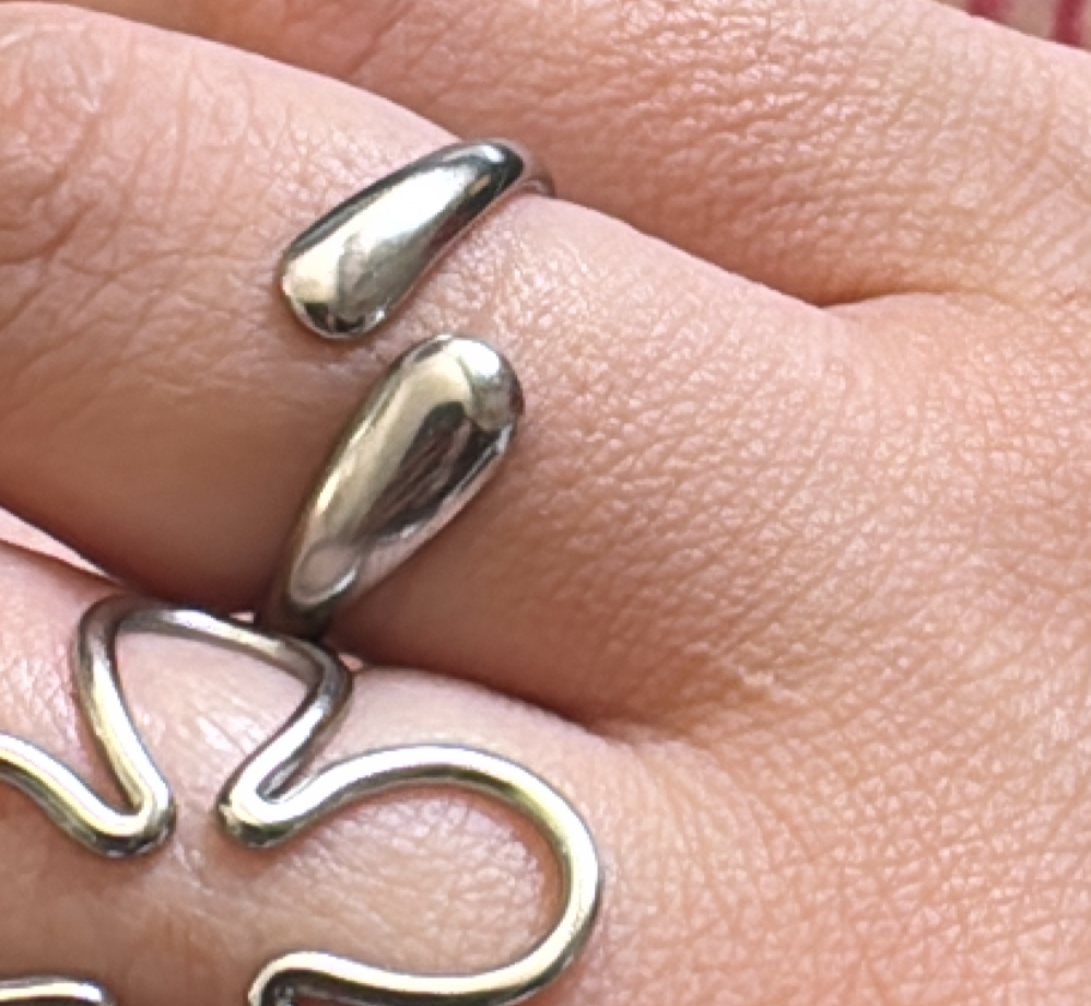 Anillo Irregular Acero