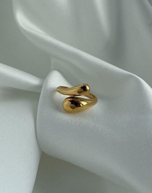 Anillo Acero Dorado