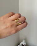 Anillo Summer Acero Dorado