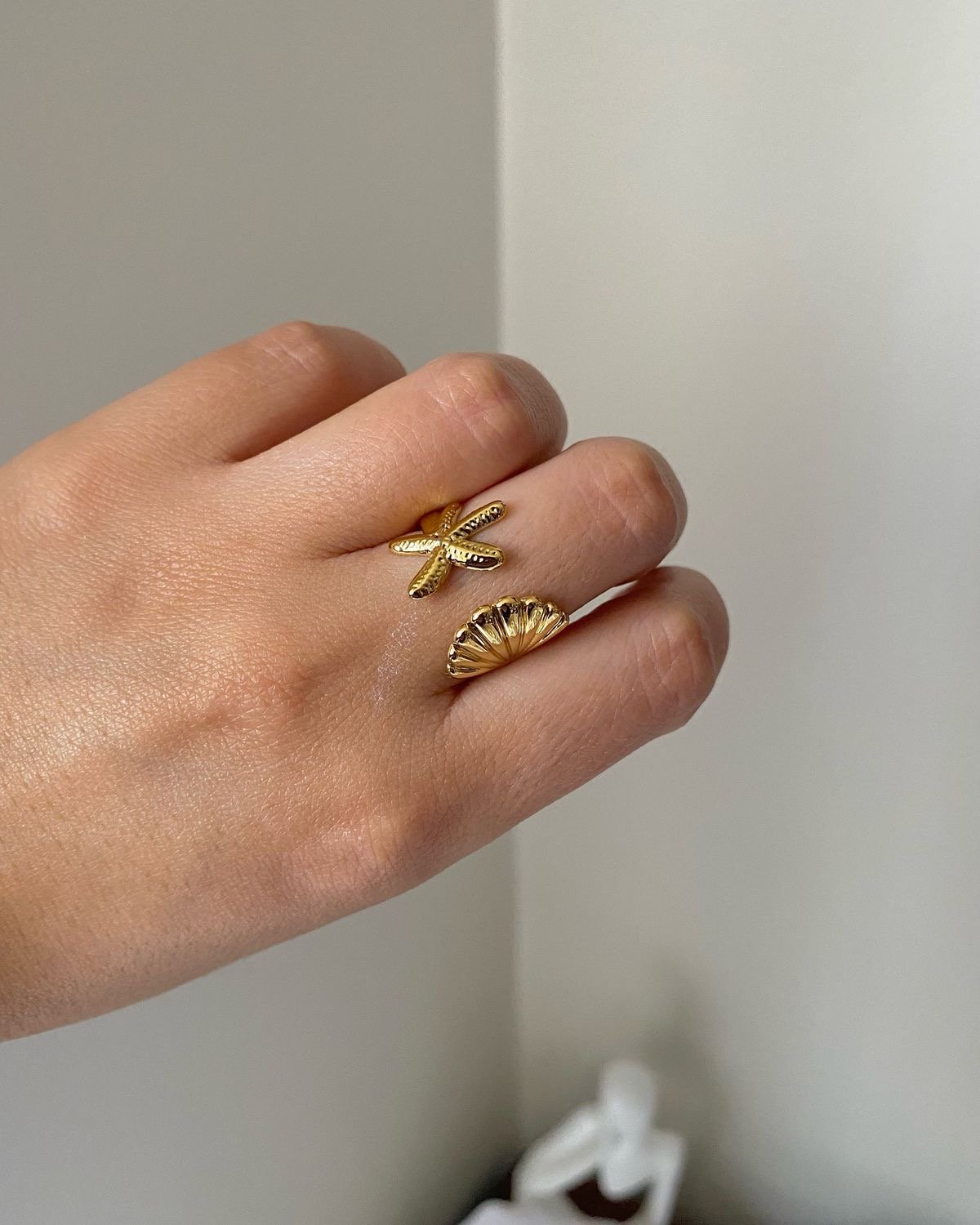 Anillo Summer Acero Dorado