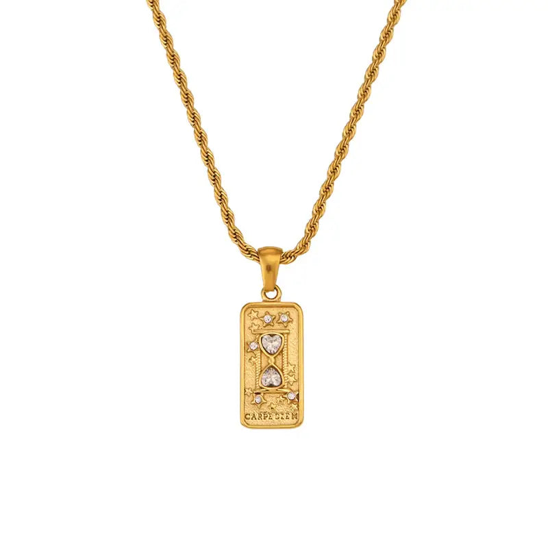Cadena Estilo Vintage Acero