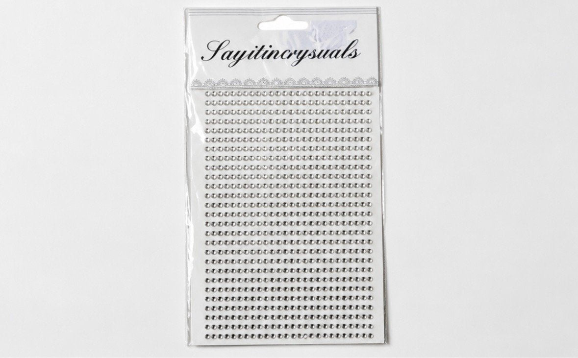 Brillos autoadhesivos para maquillaje