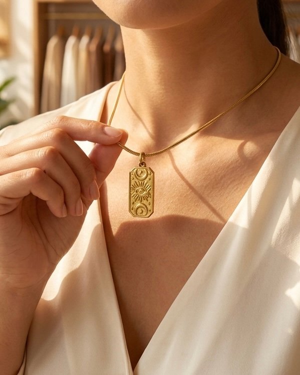 Cadena Estilo Vintage Acero Dorado