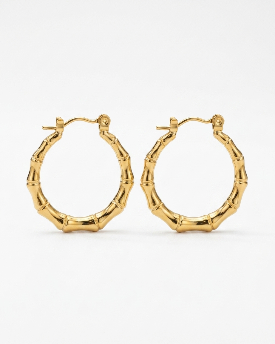 Aros Acero Dorado