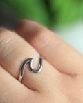 Anillo Ola Acero