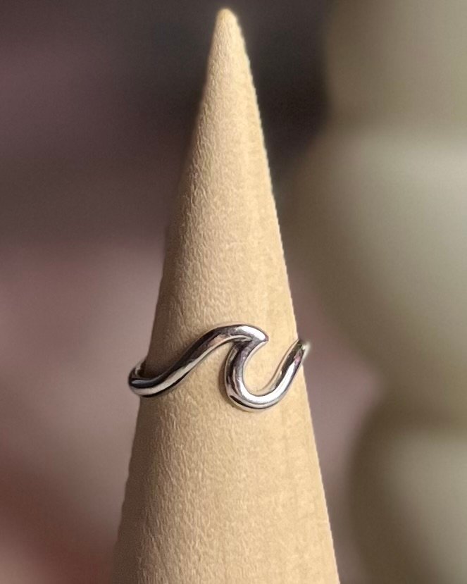 Anillo Ola Acero
