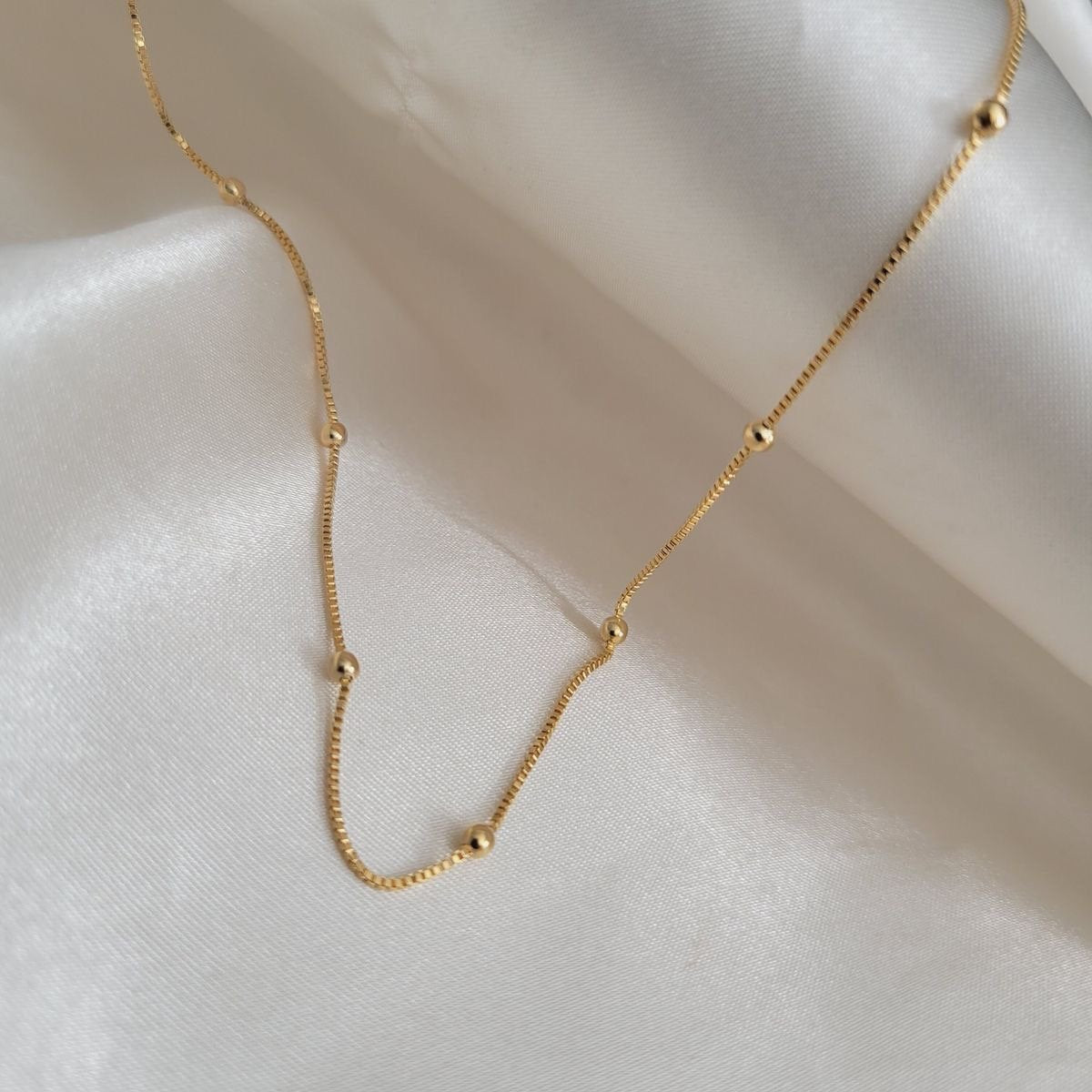 Cadena Acero Dorado