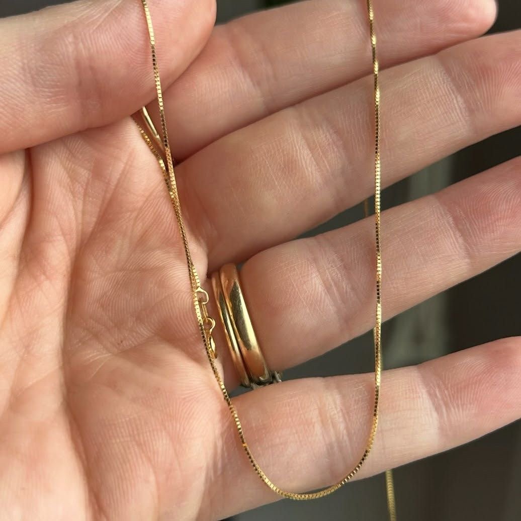 Cadena Acero Dorado