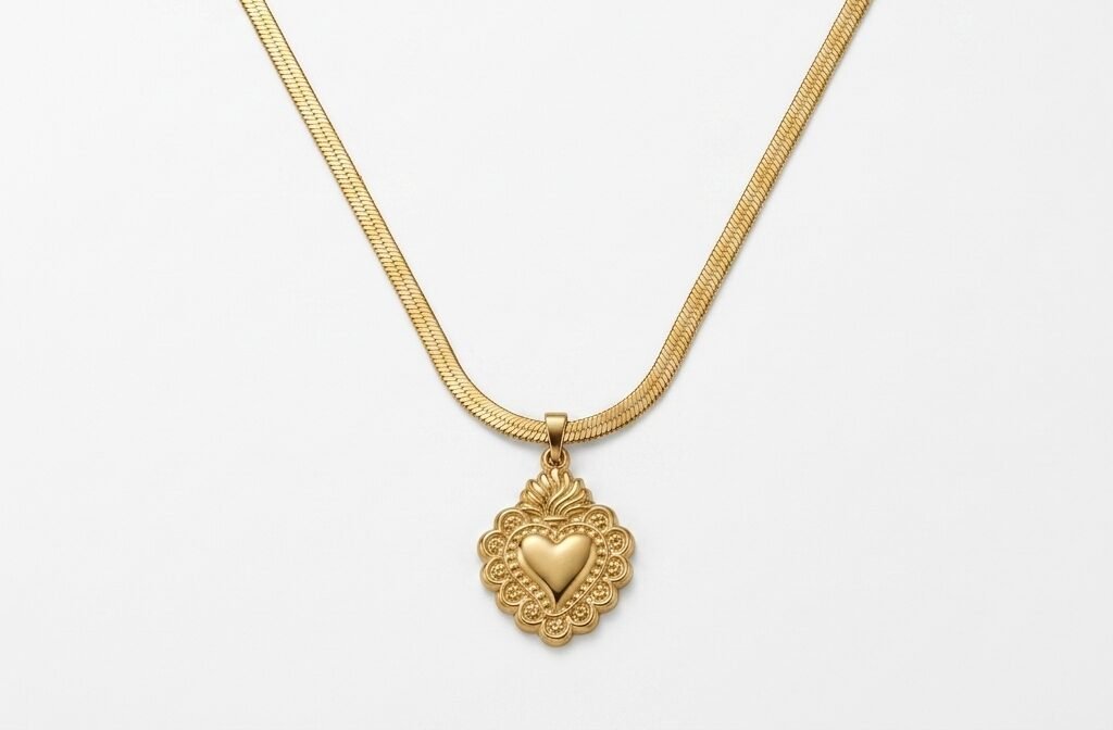 Cadena Estilo Vintage Acero Dorado