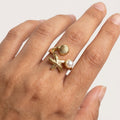 Anillo Summer Acero Dorado