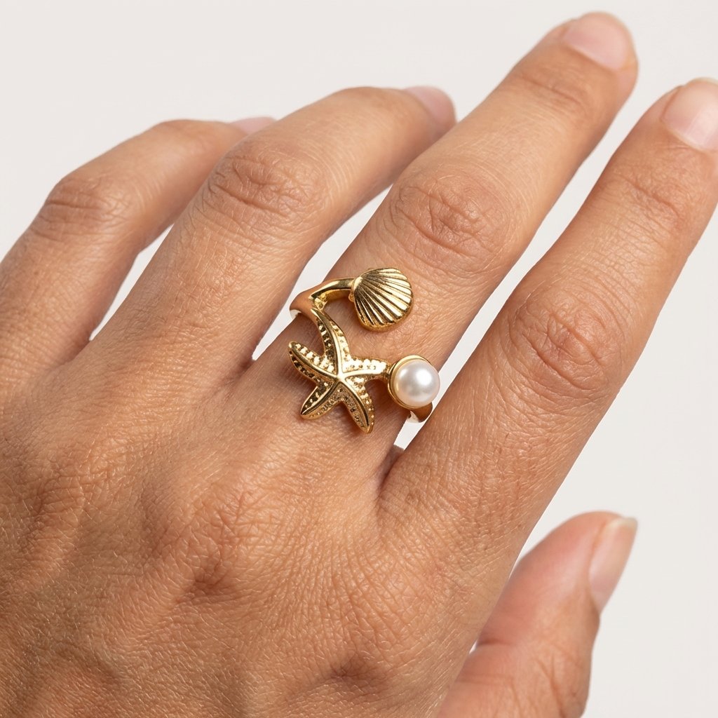 Anillo Summer Acero Dorado