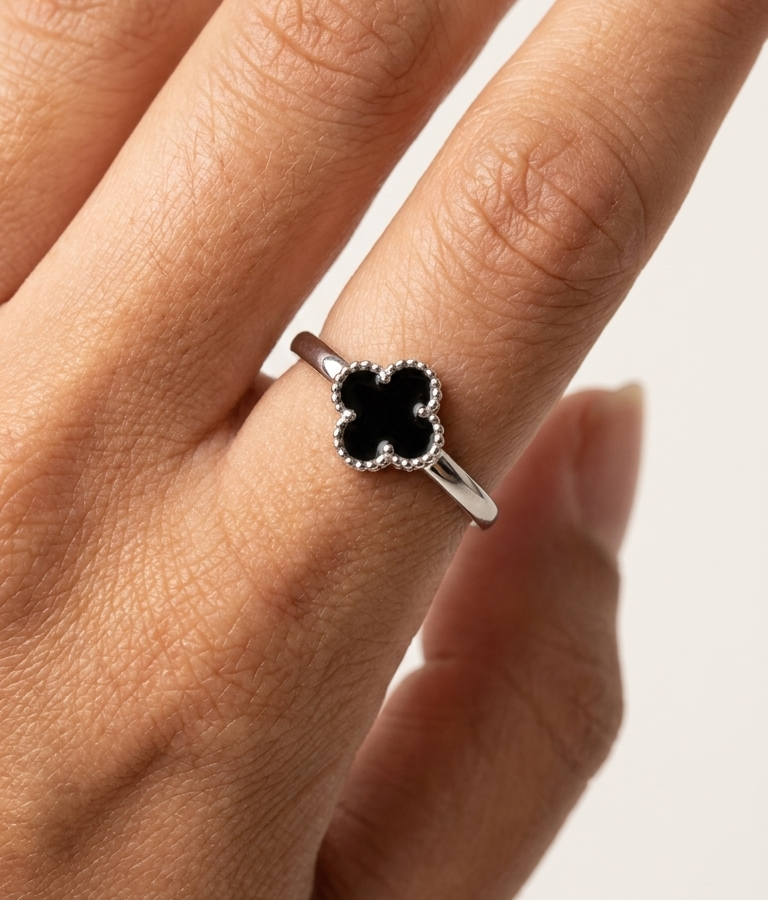 Anillo Trébol E.Plata 925