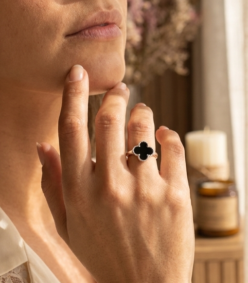 Anillo Trébol E.Plata 925