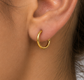 Piercing Aro Acero Dorado