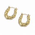 Aros Acero Dorado