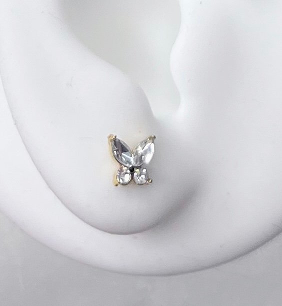 Piercing Mini Acero Dorado