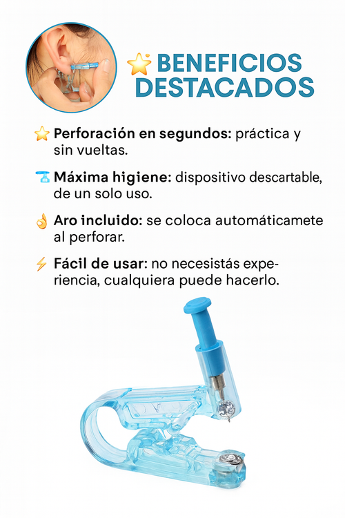 Abridor de Oreja - PERFORADORA AZUL