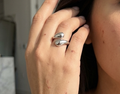 Anillo Irregular Acero