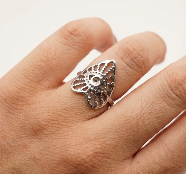 Anillo Corazón Acero