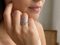 Anillo Corazón Acero