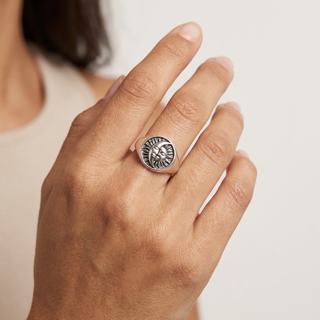 Anillo Eclipse Acero